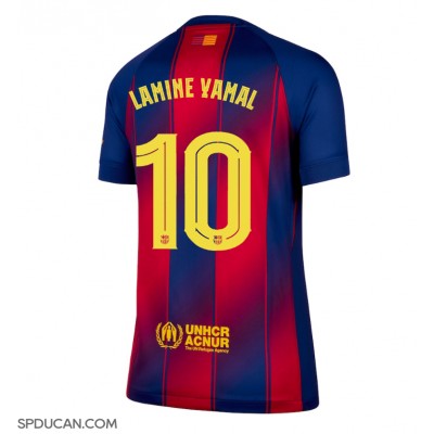 Zenski Nogometni Dres Barcelona Lamine Yamal #10 Domaci 2025-26 Kratak Rukav Zenski Nogometni Dres Barcelona Lamine Yamal #10 Domaci 2025-26 Kratak Rukav